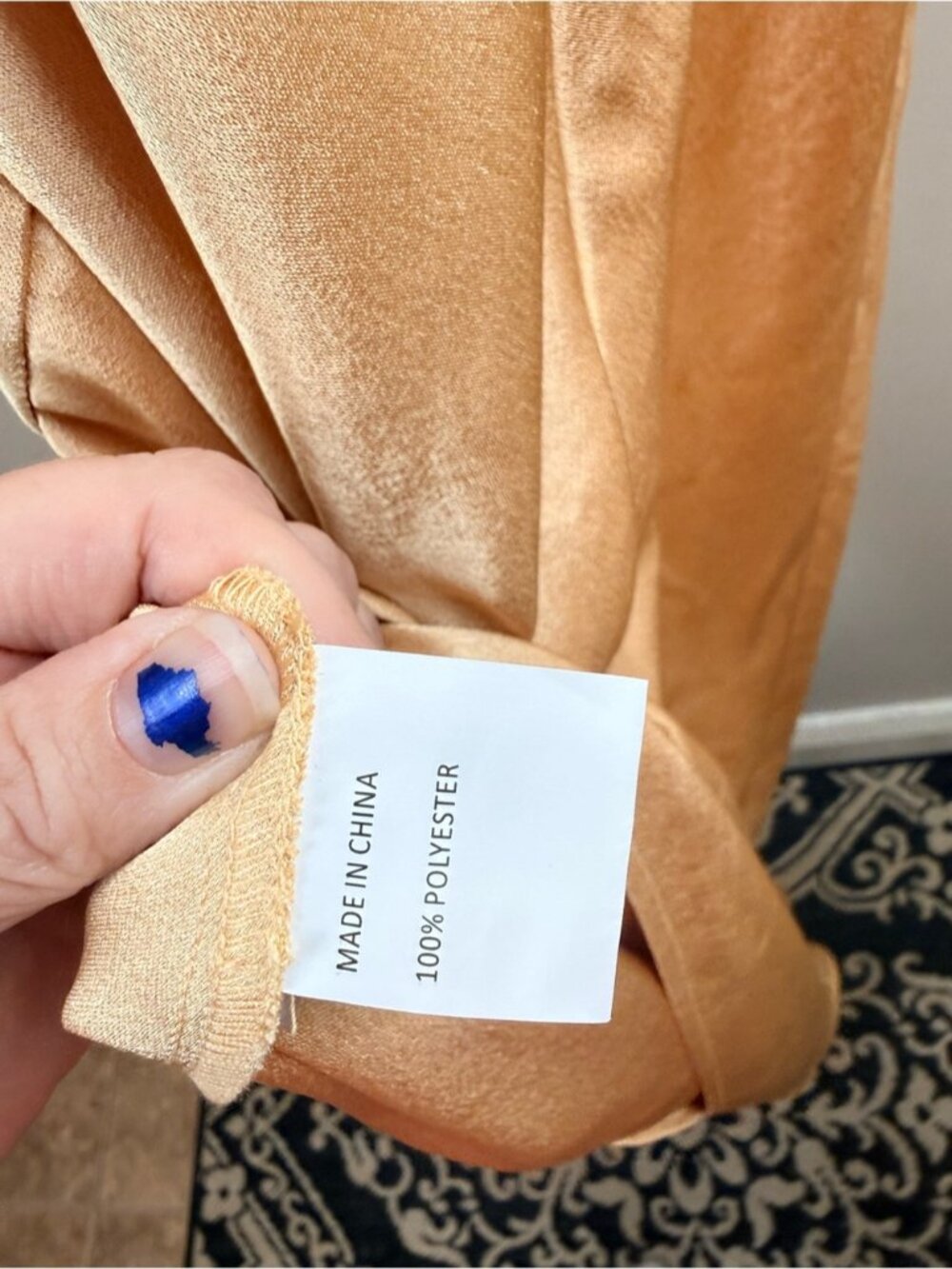 Bec & Bridge Hazel Cutout Satin Maxi Dress in a wheat color. 4 - Picture 11 of 16